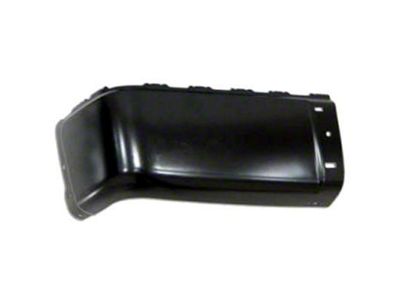 Replacement Rear Bumper End; Black; Driver Side (07-13 Silverado 1500)