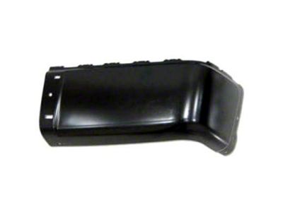 Replacement Rear Bumper End; Black; Passenger Side (07-13 Silverado 1500)