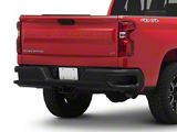 Rear Bumper; Not Pre-Drilled for Backup Sensors; Black (19-26 Silverado 1500 w/o Factory Dual Exhaust)