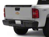 Rear Bumper; Pre-Drilled for Backup Sensors; Black (07-13 Silverado 1500)