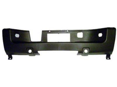 Replacement Rear Bumper Step Pad; Center; Pre-Drilled for Backup Sensors (07-13 Silverado 1500)