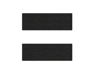 Rear Door Sill Protection; Textured Black (14-24 Silverado 1500 Double Cab)