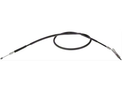 Rear Parking Brake Cable; Driver Side (02-06 Silverado 1500 Extended Cab w/ 6.50-Foot Standard Box & 4-Wheel Steering)
