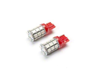 Putco Red LED Rear Brake Light Bulb; 7443 (14-18 Silverado 1500)