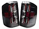 Renegade Series LED Tail Lights; Gloss Black Housing; Clear Lens (14-18 Silverado 1500 w/o Factory LED Tail Lights)