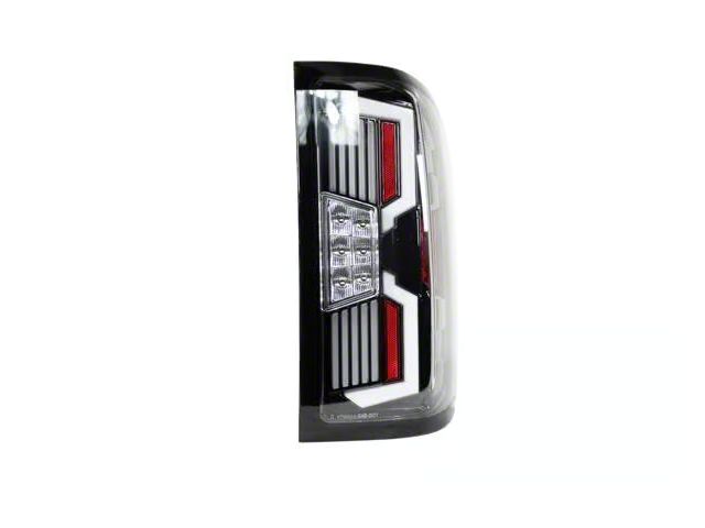 Renegade Series V2 Sequential LED Tail Lights; Gloss Black Housing; Clear Lens (14-18 Silverado 1500 w/o Factory LED Tail Lights)