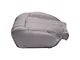 Replacement Bottom Seat Cover; Driver Side; Dark Pewter/Gray Leather (00-02 Silverado 1500)