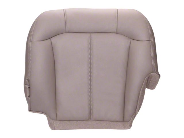 Replacement Bottom Seat Cover; Driver Side; Neutral/Tan Leather (00-02 Silverado 1500)