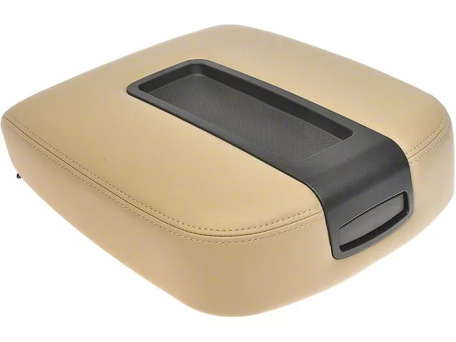 Replacement Center Console Lid; Cashmere (07-14 Silverado 1500)