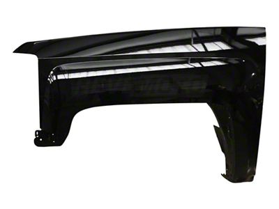 Replacement OEM Fender; Driver Side; Black (14-18 Silverado 1500)