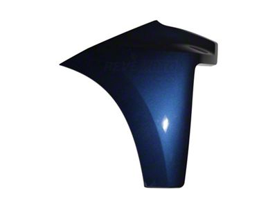 Replacement OEM Front Bumper End Cap Extension; Passenger Side; Some Kinda Blue Metallic (19-21 Silverado 1500; 2022 Silverado 1500 LTD)