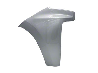 Replacement OEM Front Bumper End Cap Extension; Passenger Side; Switchblade Silver Metallic (19-21 Silverado 1500; 2022 Silverado 1500 LTD)