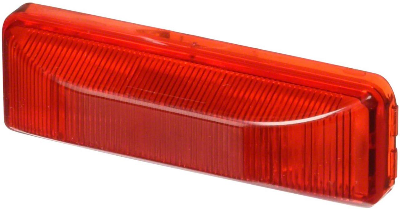 Silverado 1500 Replacement Trailer Clearance Light Sealed Module 38; Red