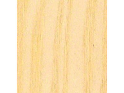 RETROLINER Real Wood Bed Liner; Ash Wood; HydroShine Finish; Polished Stainless Punched Bed Strips (19-25 Silverado 1500 w/ 6.50-Foot Standard Box)