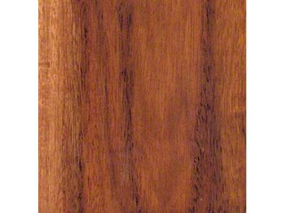 RETROLINER Real Wood Bed Liner; Black Walnut Wood; HydroSatin Finish; Polished Stainless Punched Bed Strips (14-18 Silverado 1500 w/ 5.80-Foot Short Box)