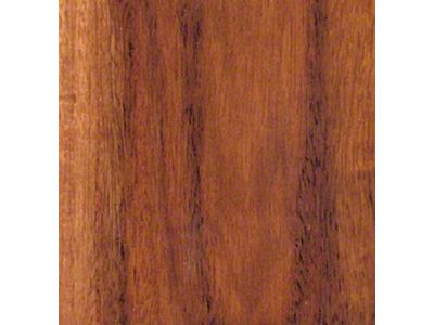 RETROLINER Real Wood Bed Liner; Black Walnut Wood; HydroSatin Finish; Polished Stainless Punched Bed Strips (19-25 Silverado 1500 w/ 6.50-Foot Standard Box)