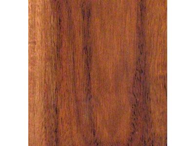 RETROLINER Real Wood Bed Liner; Black Walnut Wood; HydroShine Finish; Polished Stainless Punched Bed Strips (04-06 Silverado 1500 w/ 5.80-Foot Short Box)