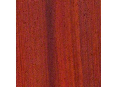 RETROLINER Real Wood Bed Liner; Paduak Wood; HydroSatin Finish; Polished Stainless Punched Bed Strips (99-06 Silverado 1500 Fleetside w/ 6.50-Foot Standard Box)