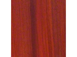 RETROLINER Real Wood Bed Liner; Paduak Wood; HydroSatin Finish; Mild Steel Punched Bed Strips (19-25 Silverado 1500 w/ 6.50-Foot Standard Box)