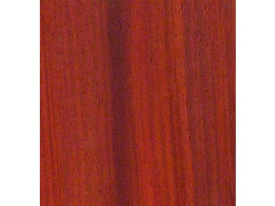 RETROLINER Real Wood Bed Liner; Paduak Wood; HydroShine Finish; Polished Stainless Punched Bed Strips (04-06 Silverado 1500 w/ 5.80-Foot Short Box)