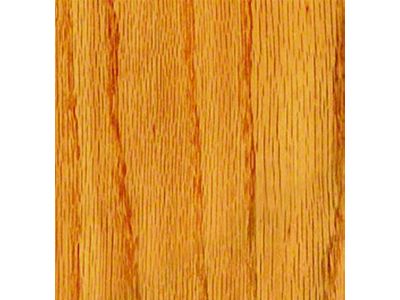 RETROLINER Real Wood Bed Liner; Red Oak Wood; HydroSatin Finish; Polished Stainless Punched Bed Strips (14-18 Silverado 1500 w/ 5.80-Foot Short Box)