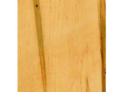 RETROLINER Real Wood Bed Liner; Wormy Maple Wood; HydroShine Finish; Polished Stainless Punched Bed Strips (04-06 Silverado 1500 w/ 5.80-Foot Short Box)
