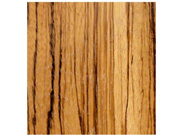 RETROLINER Real Wood Bed Liner; Zebra Wood; HydroSatin Finish; Mild Steel Punched Bed Strips (07-13 Silverado 1500 w/ 5.80-Foot Short Box)