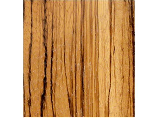 RETROLINER Real Wood Bed Liner; Zebra Wood; HydroShine Finish; Mild Steel Punched Bed Strips (99-06 Silverado 1500 Fleetside w/ 6.50-Foot Standard Box)