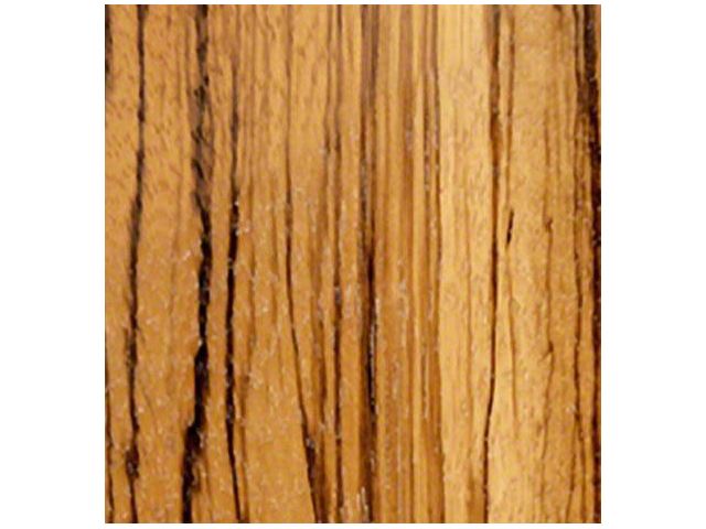 RETROLINER Real Wood Bed Liner; Zebra Wood; HydroShine Finish; Mild Steel Punched Bed Strips (14-18 Silverado 1500 w/ 5.80-Foot Short Box)