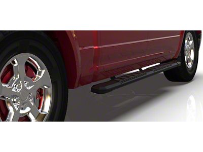 Rival Running Boards; Black (19-25 Silverado 1500 Regular Cab)