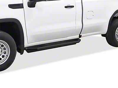 APS 6 Inch Black Steel Running Boards For Chevy GMC C/K Pickup Regular Cab 88-98