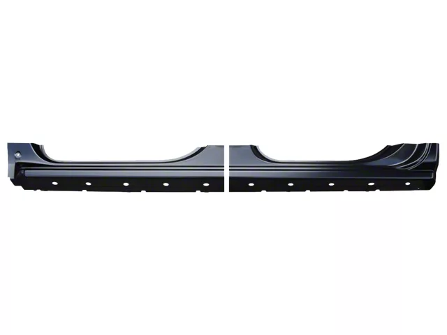 Driver Side Rocker Panel Protector Silverado 1500 Rocker Panel; Driver Side (14-18 Silverado 1500 Crew Cab ...
