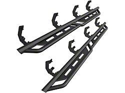 Rocker Running Boards; Fine Textured Black (19-26 Silverado 1500 Crew Cab)