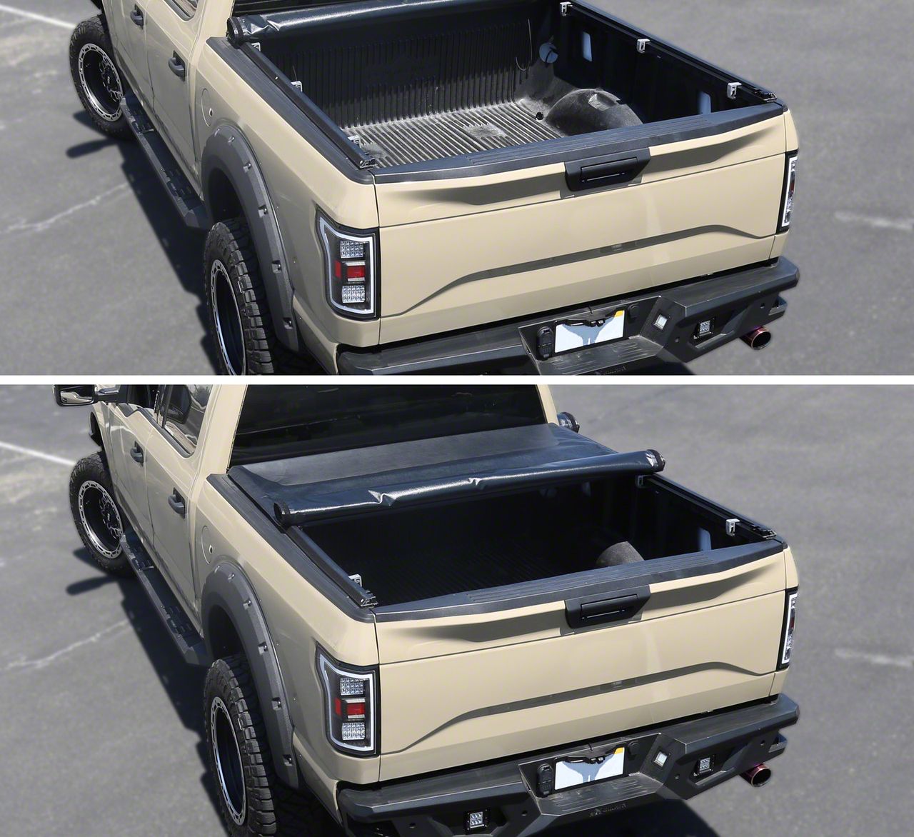 OSOBAK 8'2" Roll-Up Tonneau Cover For 2019-2026 Silverado/Sierra 1500/2500/3500HD