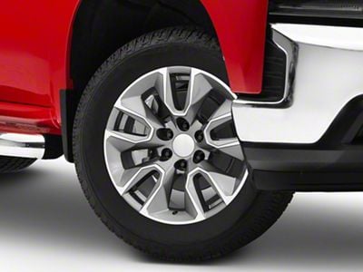 RST Style Gunmetal Machined 6-Lug Wheel; 20x9; 28mm Offset (19-25 Silverado 1500)