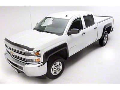 EGR Rugged Look Fender Flares; Black (14-18 Silverado 1500 w/ 6.50-Foot Standard & 8-Foot Long Box)