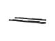 Regal 7-Inch Oval Side Step Bars without Mounting Brackets; Textured Black (04-24 Silverado 1500 Crew Cab)