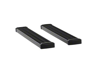 Grip Step 7-Inch Running Boards; Textured Black (99-24 Silverado 1500 Regular Cab)