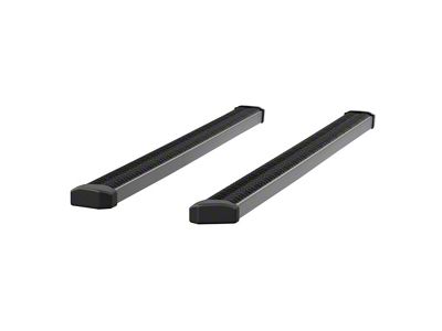 SlimGrip 5-Inch Running Boards without Mounting Brackets; Textured Black (09-24 Silverado 1500 Extended/Double Cab)