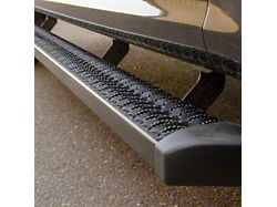 SlimGrip 5-Inch Running Boards; Textured Black (19-25 Silverado 1500 Crew Cab)