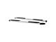Regal 7-Inch Wheel-to-Wheel Oval Side Step Bars; Polished Stainless (99-18 Silverado 1500 Regular Cab w/ 8-Foot Long Box)
