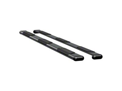 O-Mega II 6-Inch Wheel-to-Wheel Oval Side Step Bars; Textured Black (19-25 Silverado 1500 Crew Cab w/ 6.50-Foot Standard Box)