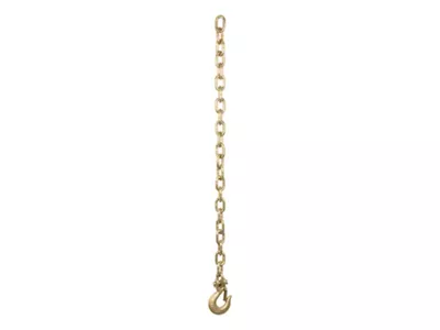 Safety Chain with One Clevis Hook; 35-Inch; 18,800 lb.