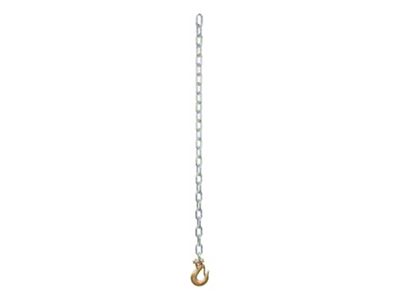Safety Chain with One Clevis Hook; 35-Inch; 7,800 lb.