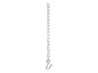 Safety Chain with One S-Hook; 27-Inch; 7,000 lb.