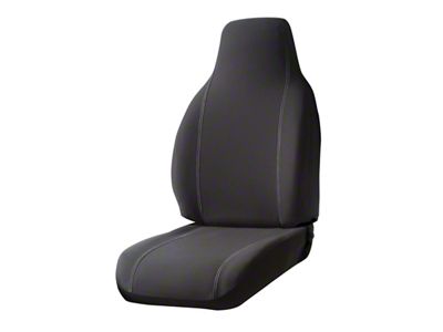 Fia Seat Protector Series Front Seat Covers; Black (14-18 Silverado 1500 w/ Bench Seat)