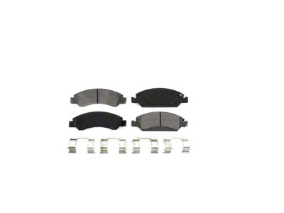 Semi-Metallic Brake Pads; Front Pair (07-18 Silverado 1500)