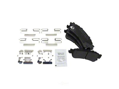 Semi-Metallic Brake Pads; Rear Pair (99-06 Silverado 1500)