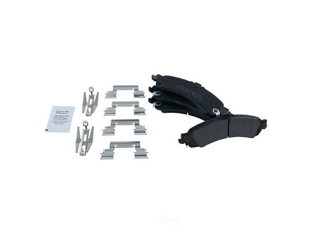 Semi-Metallic Brake Pads; Rear Pair (02-06 Silverado 1500 w/ Quadrasteer)