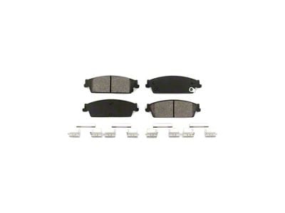 Semi-Metallic Brake Pads; Rear Pair (07-13 Silverado 1500 w/ Rear Disc Brakes)